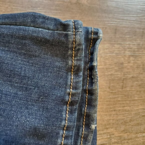 daytrip 32L Dark Wash Jeans Capricorn Kick Flare Bootcut Bell Bottom - Picture 10 of 11